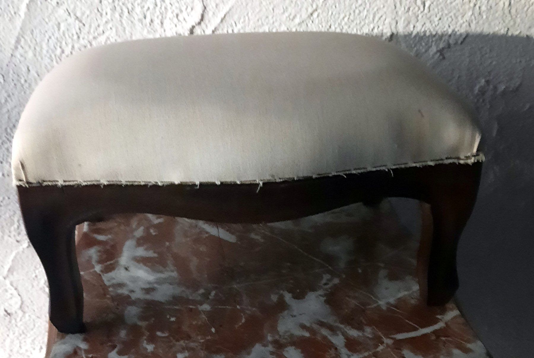 Sgabelli: Antiker Fussschemel SCHÄMELI – Nuovo e nell'imballaggio originale da Eschenbach venduto da Alicekunst