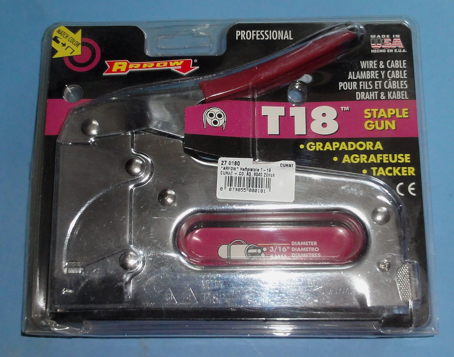 Tutti gli attrezzi: 3 Stück Arrow T18 - Profi Handtacker - neu – Nuovo e nell'imballaggio originale da Waldenburg venduto da Rcparts 1