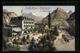 Meiringen, Park-Hotel Oberland mit Schwe