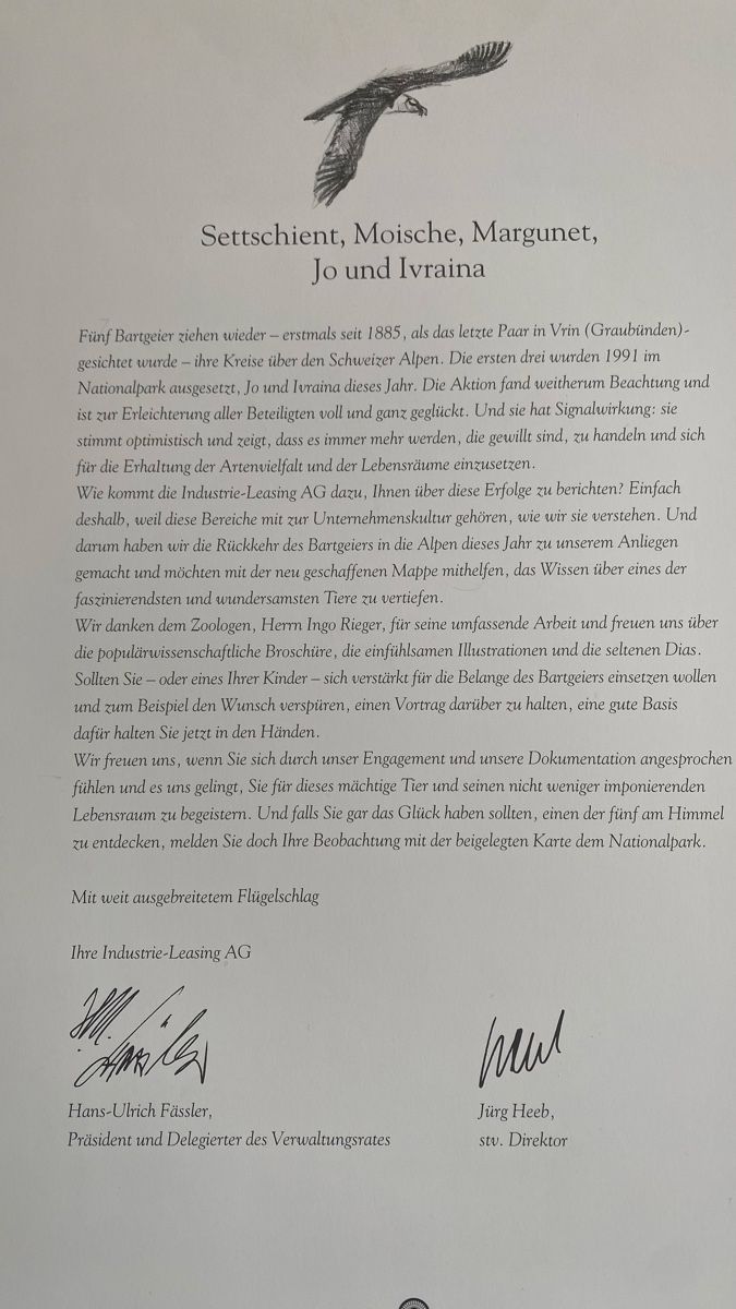 Libri: Bartgeier Bild und Dokumentation – Nuovo (secondo la descrizione) da Stetten SH venduto da Christian_Stetten 4