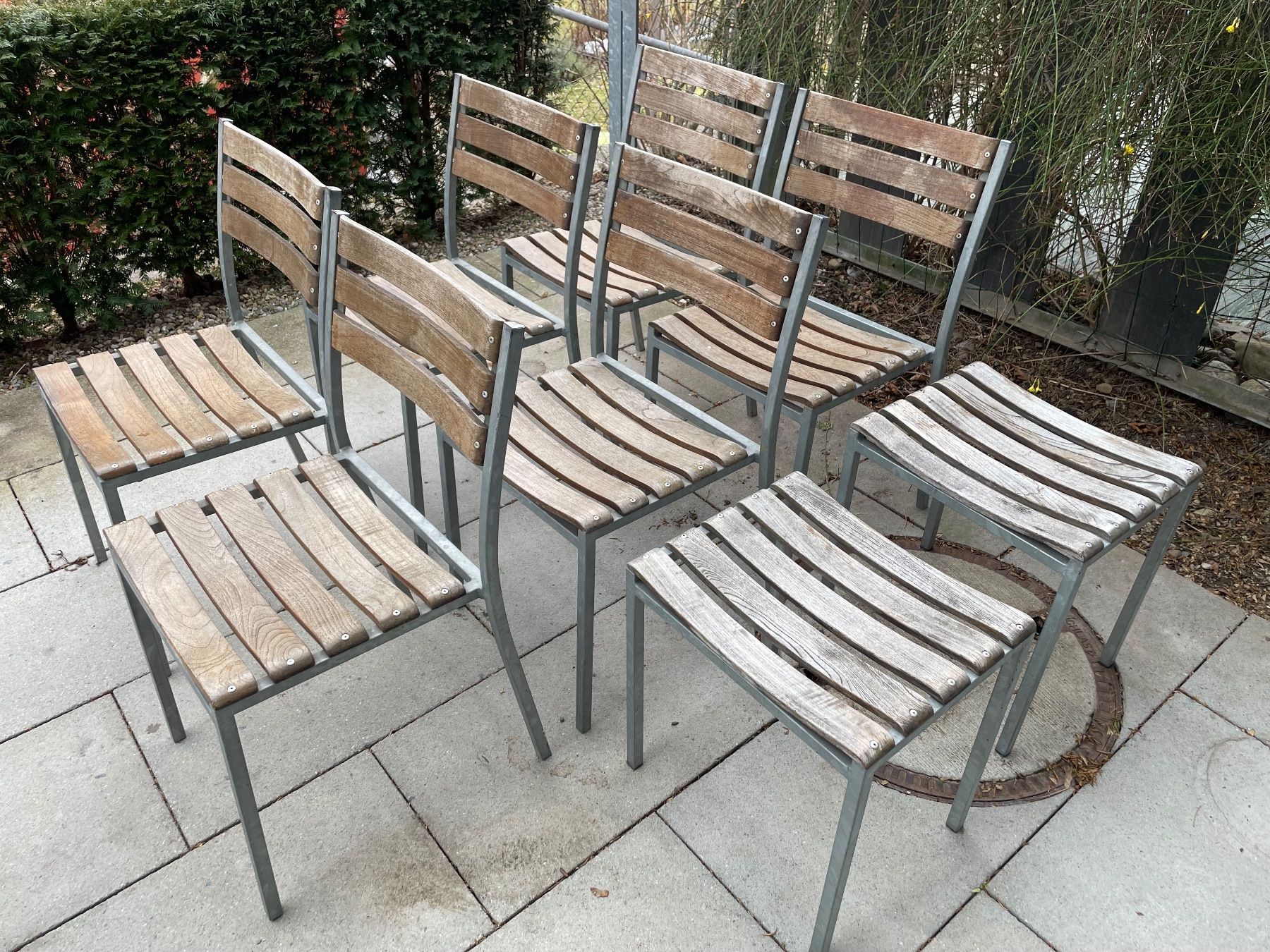 Chaises: Mazuvo Teak Gartenstühle & Hocker – D'occasion à Winterthur par bohnedave
