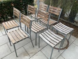 Mazuvo Teak Gartenstühle & Hocker