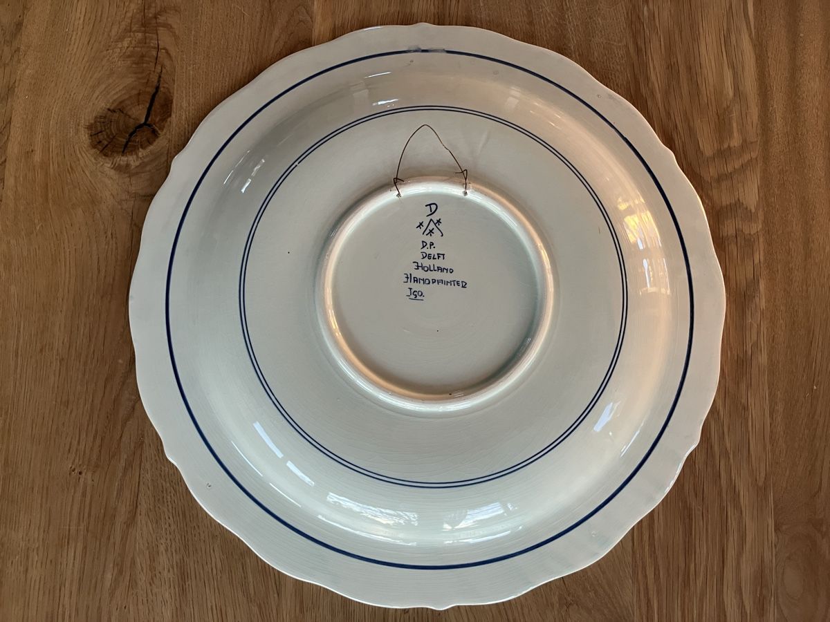 Teller: ANTIK DELFT BLAU Holland 42cm – Neu (gemäss Beschreibung) aus Ellikon an der Thur von Hechtli 2