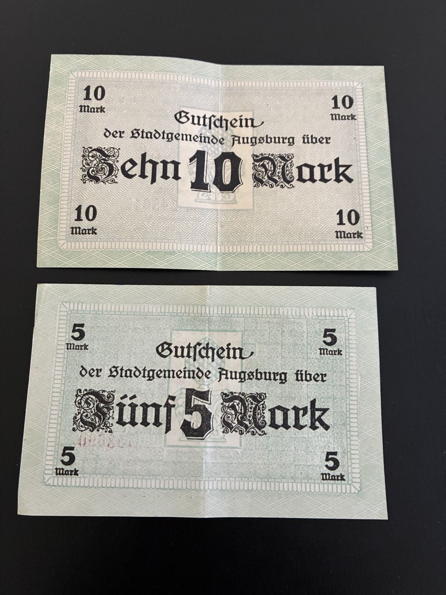 Banconote: 2 verschiedene notgeld  – Usato da Dällikon venduto da Woldbanknoten 2