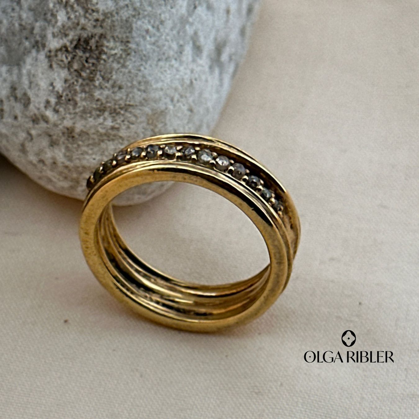 Olga Ribler Ringe: Diamanten Sterling Silber Ring - Grösse 53 – Neu (gemäss Beschreibung) aus Luzern von Schmuckoutlet 3