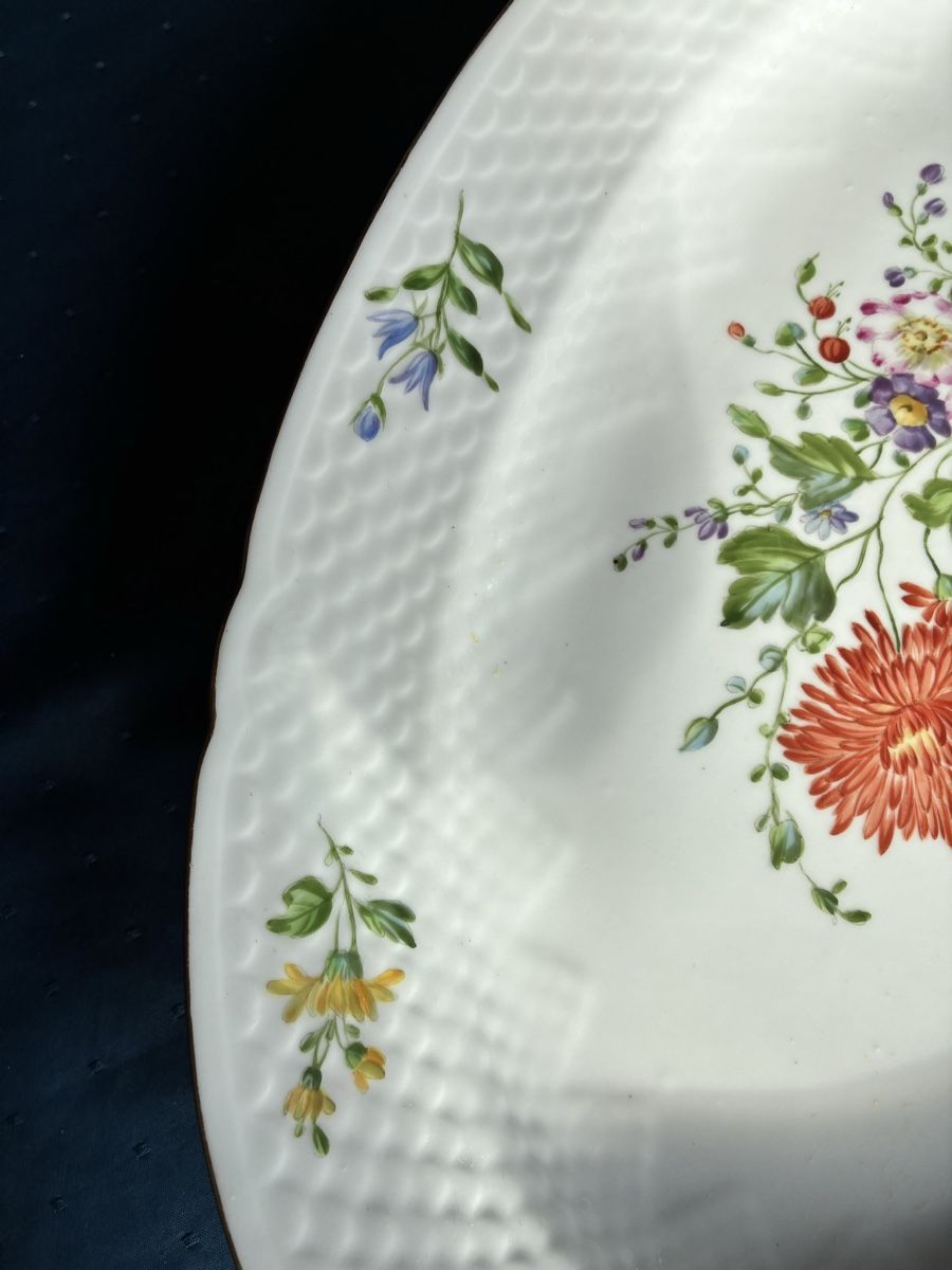 Servierplatten: Bing + Gröndahl antike Servierplatte oval – Gebraucht aus Dornach von Rosengarten 1