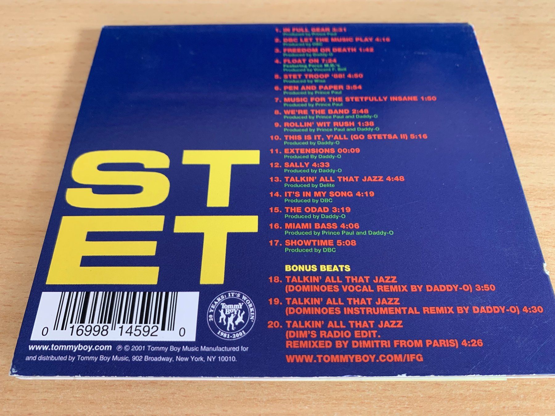 CD: Stetsasonic – In Full Gear – Usato da Rikon im Tösstal venduto da Alpenmutz 1