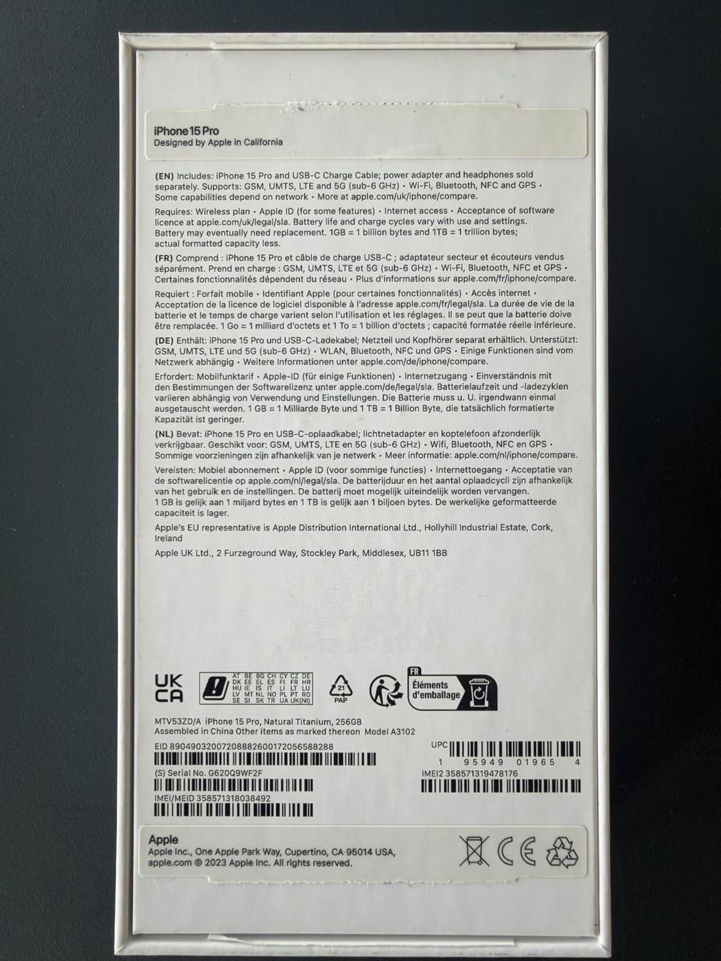 Apple Telefoni cellulari / Smartphones: iPhone 15 pro 256GB - Titan – Usato da Dübendorf venduto da lebe_bunter 2