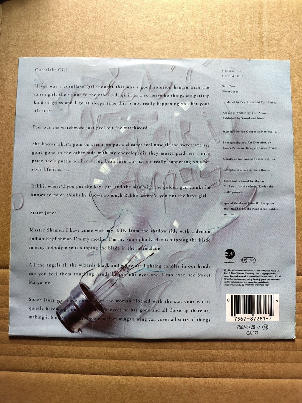 Dischi in vinile: Tori Amos - Cornflake Girl 7" Single – Usato da Büsserach venduto da Bey23 1