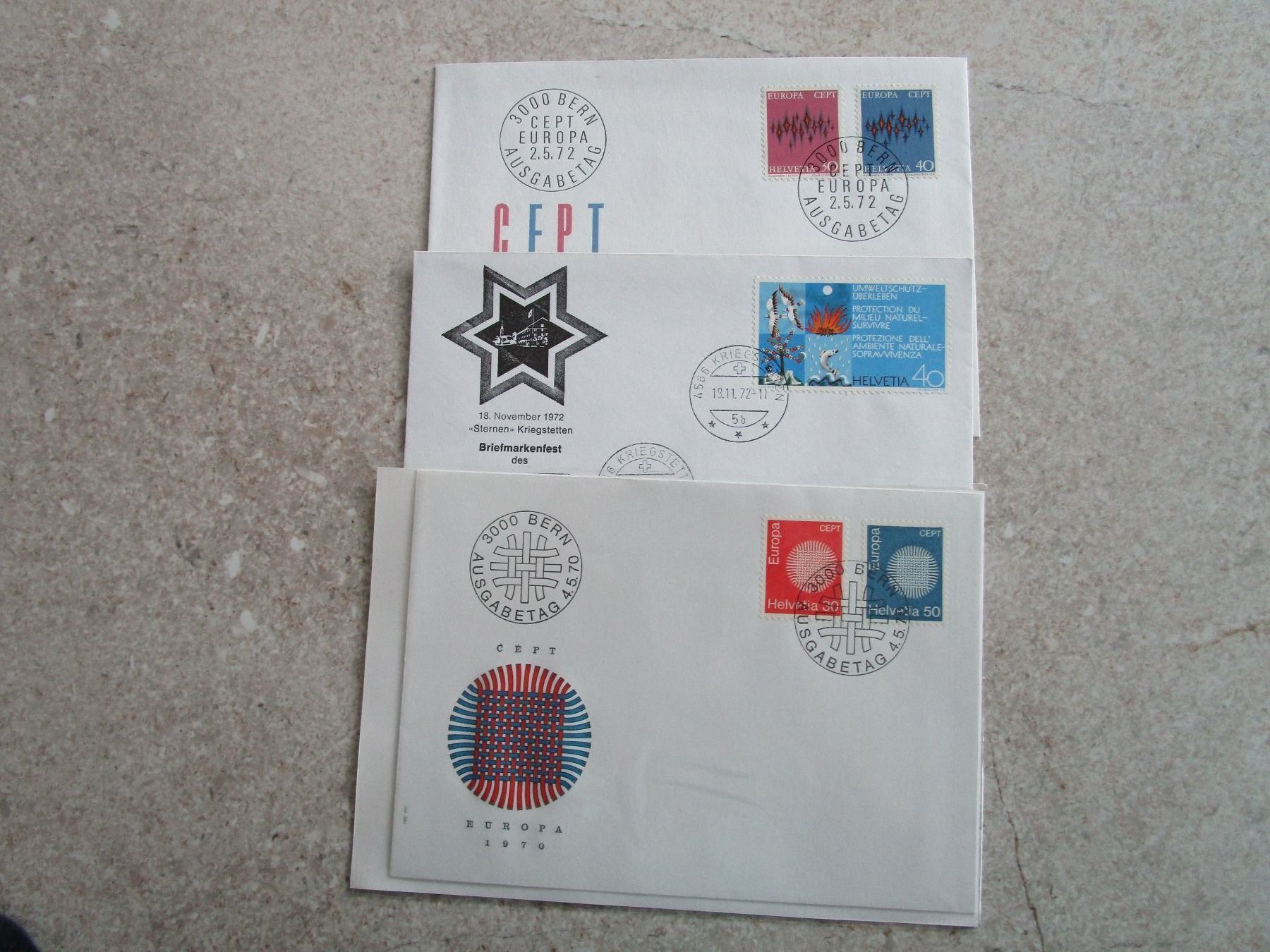 Tutti i francobolli: Schweizer Briefmarken Ausgabetag Brief – Usato da Grenchen venduto da Uhus15 1