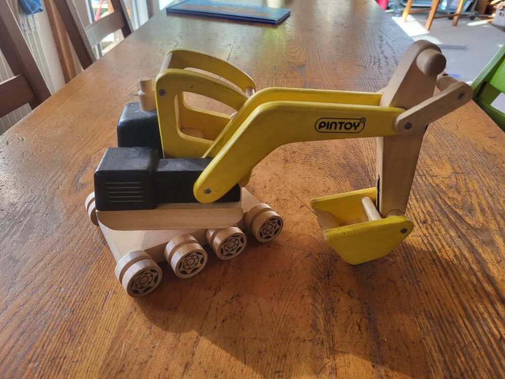 Produktbild von Pintoy P3007 LKW Kran Aus Holz