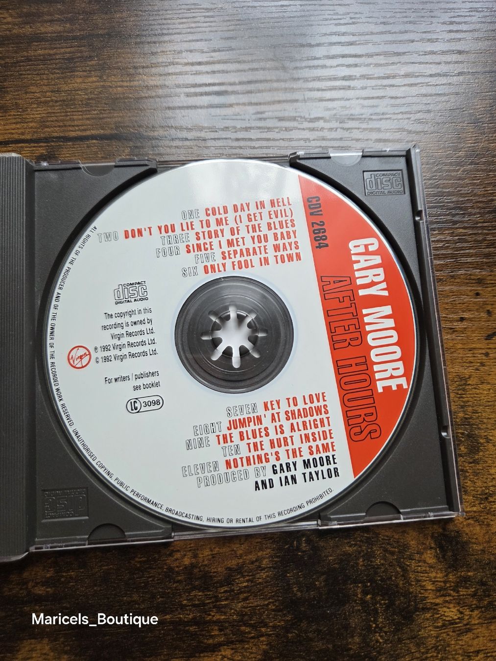 CDs: Gary Moore After Hours CD 1992 Virgin Records – D'occasion à Winterthur par Maricels_Boutique 3