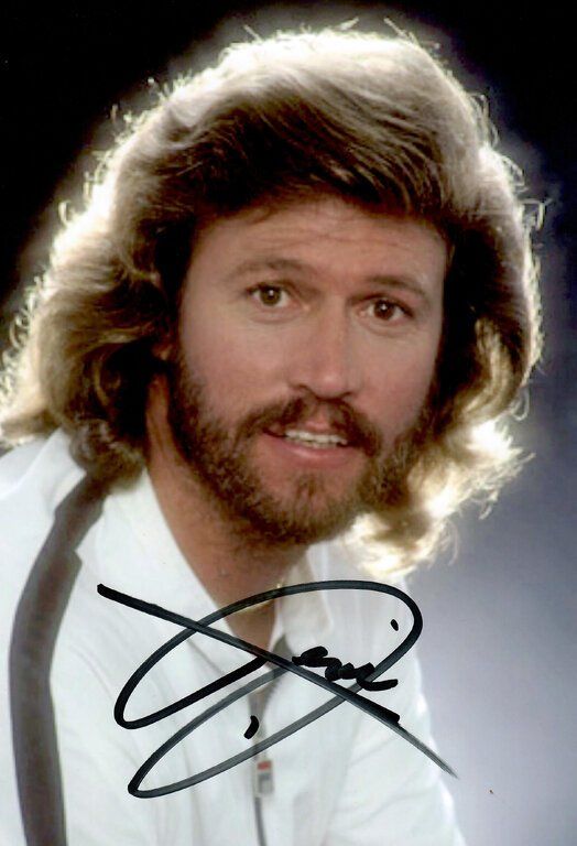 Autografi: BARRY GIBB Bee Gees / TOP AUTOGRAMM – Usato da Egg b. Zürich venduto da Dbunny