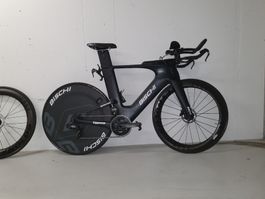 Zeitfahrrad Bischi (Felt) Carbon SRAM Force Scheibenrad schw