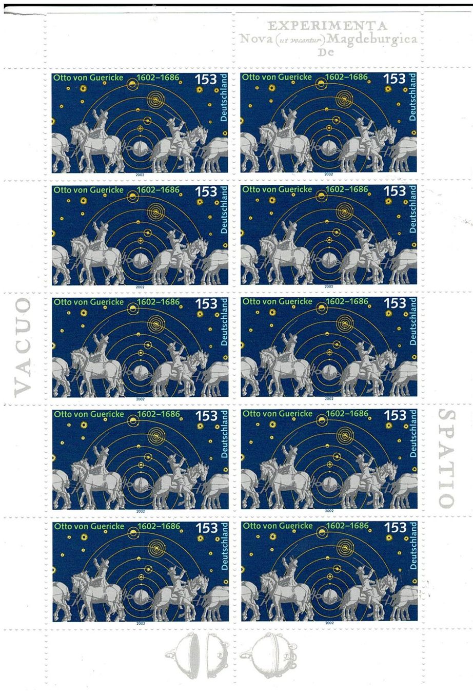 Alle Briefmarken: Otto von Guericke 1 KB  ** – Neu (gemäss Beschreibung) aus Lausanne von Whorvath