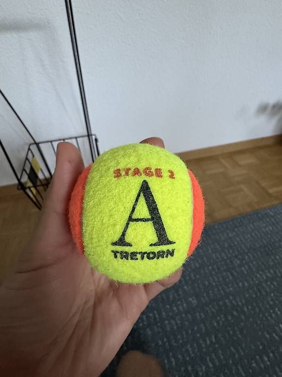 Palloni: 21 Stage 2 Tennis Bälle mit Korb – Usato da Schliern b. Köniz venduto da adirochs 1