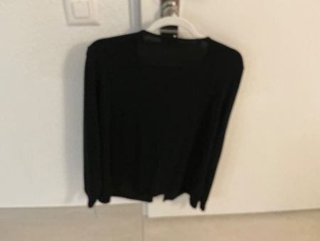 Schwarze Strickjacke, Cardigan, Grösse 44 Street One