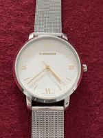 Elegante Wenger Uhr mit Milanaise-Armband - läuft