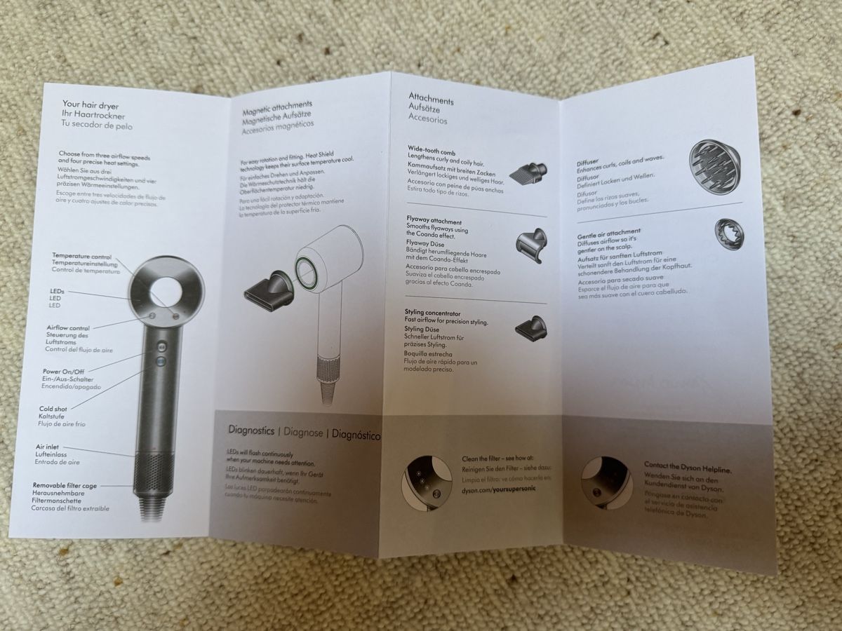 Dyson Föhn: DYSON Supersonic Fön – Neu (gemäss Beschreibung) aus Rumlikon von  1