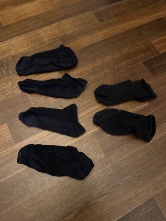 3 Paar Sportsocken Socken schwarz Damen Grösse 39-40