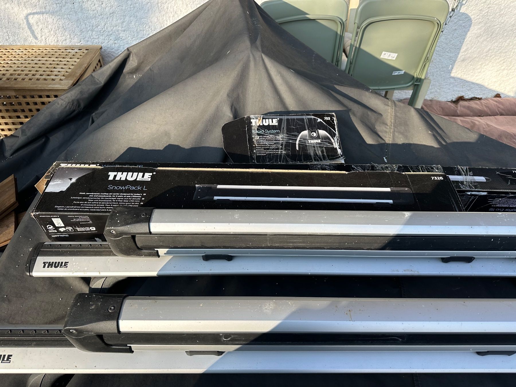 Thule Portapacchi: Skitrager Thule set – Usato da Mies venduto da larmela 2