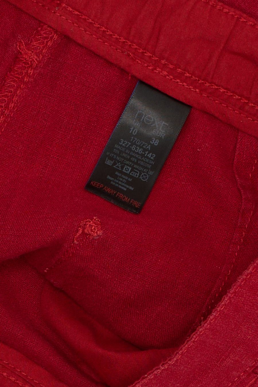Next Pantaloni: Next Short Lin Rouge Détails Boutons T. 38 – Usato da Fribourg venduto da re-fine 6