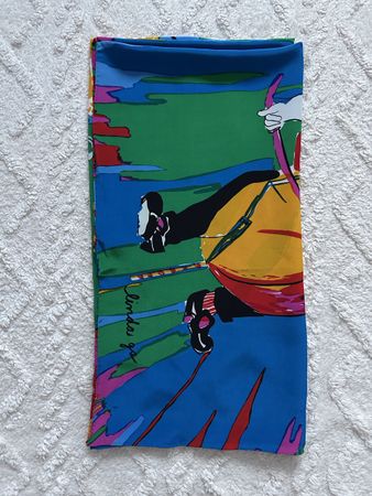 Grosser Seiden Foulard Linda Go