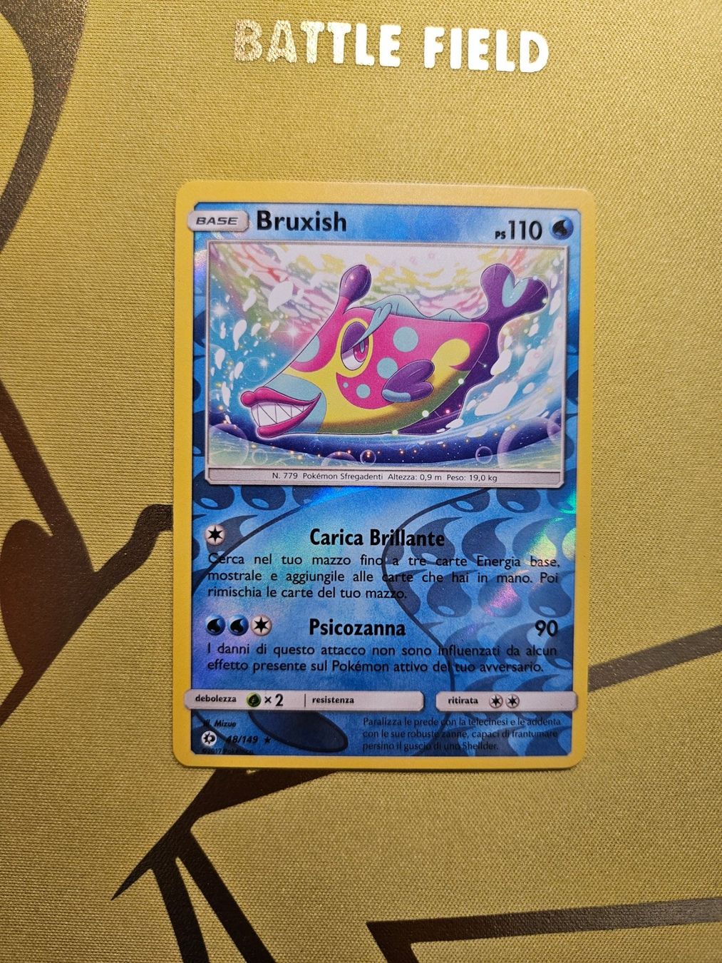 Pokémon Carte collezionabili: Sun & Moon - Bruxish – Usato da Bellinzona venduto da Pokemarco