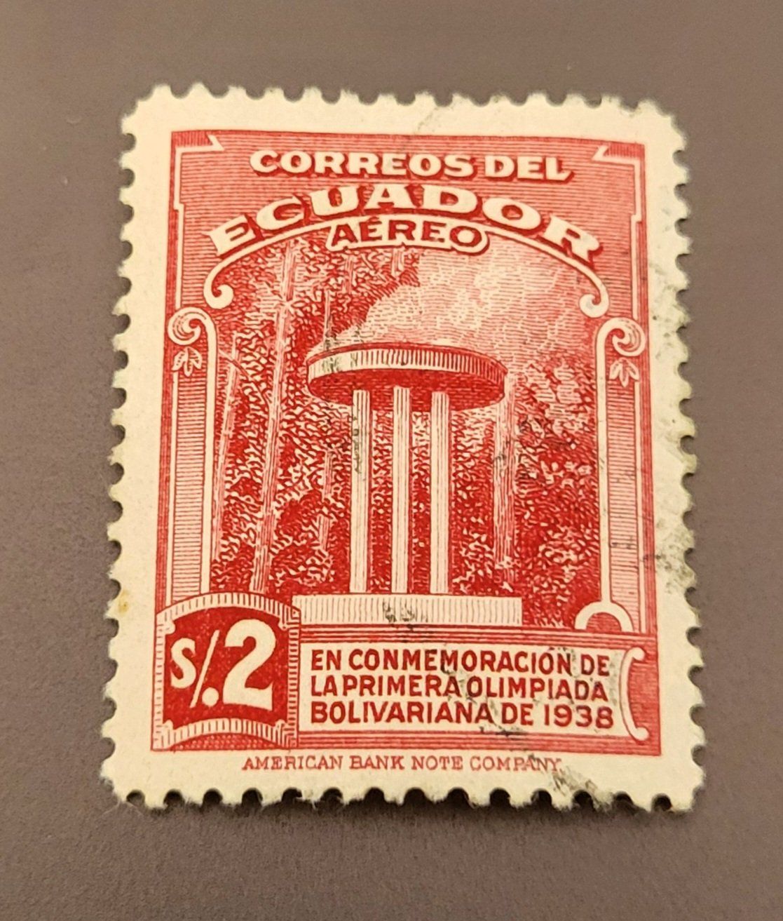 Tutti i francobolli: Ecuador 1939 alte briefmarke – Usato da St Gallen venduto da Stampsalshobby