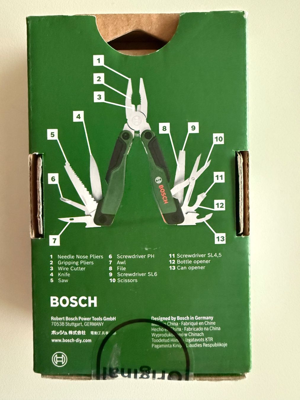 Bosch Alle Werkzeuge: Bosch Multitools 13 in 1 – Neu und originalverpackt aus St-Gingolph von GoldenKeys 1