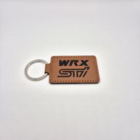 WRX STI Schlüsselanhänger aus Kunstleder mit Lasergravur 🔥