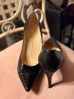 Peter Kaiser Pumps schwarz Leder Schlangenoptik Grösse 39