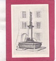 Kitsch Kunst Bern Vennerbrunnen Rathausplatz 1937