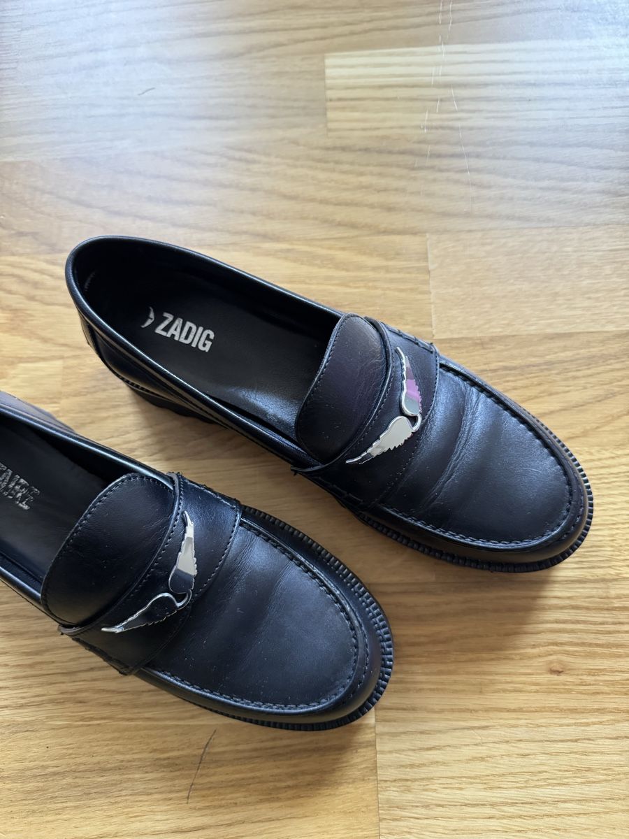 Zadig & Voltaire Damenschuhe: Zadig & Voltaire Mocassins, Schwarz, Grösse  37 – Neu (gemäss Beschreibung) aus St. Gallen von Fabiennevogler