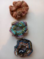 Lot de 3 chouchous multicolores