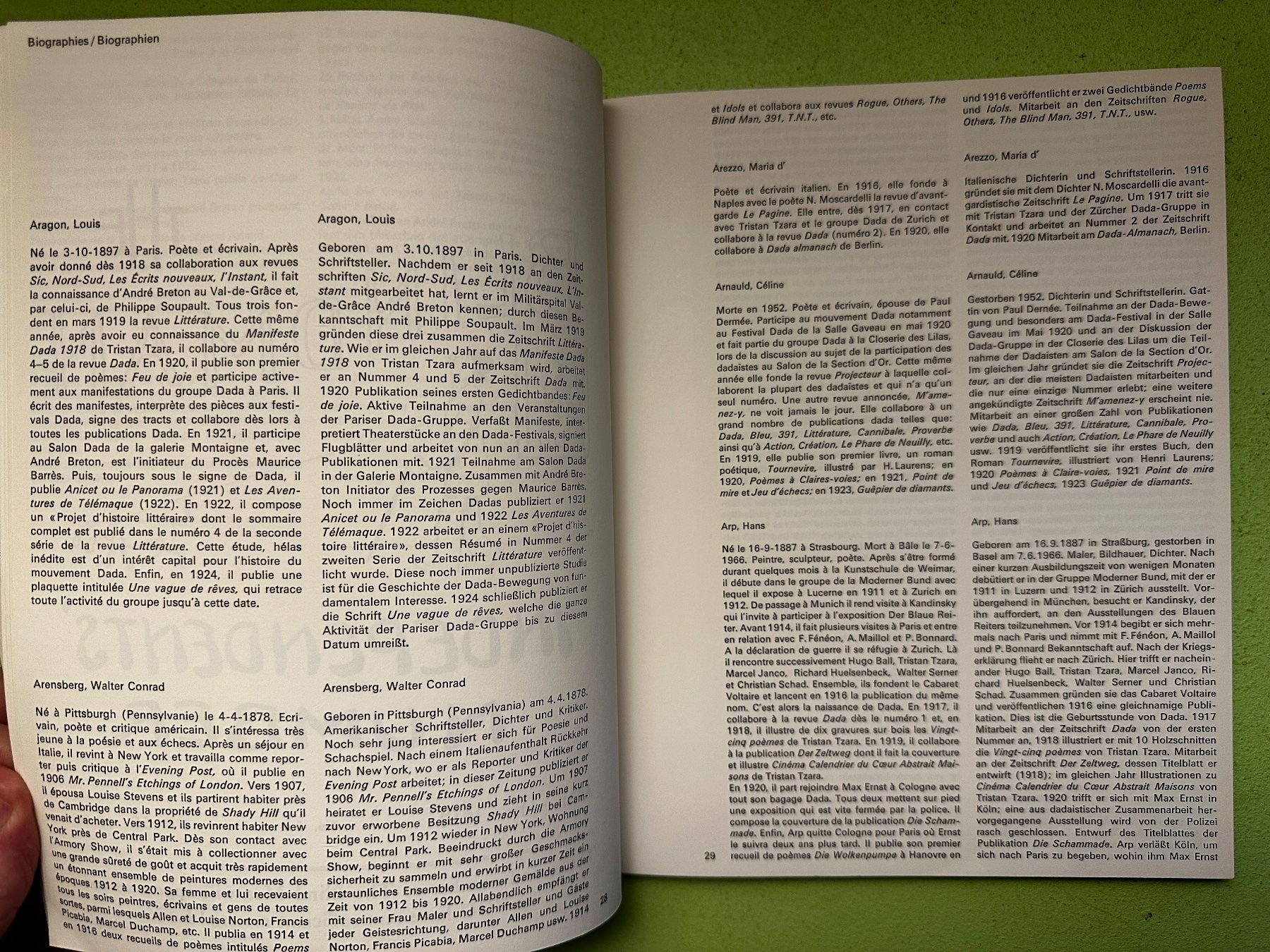 Libri: DADA Kunsthaus Zürich 1966 – Usato da Zürich venduto da allp 3