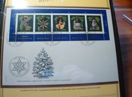 FDC Block Weihnachten 2004, Abart verschobener Unterdruck
