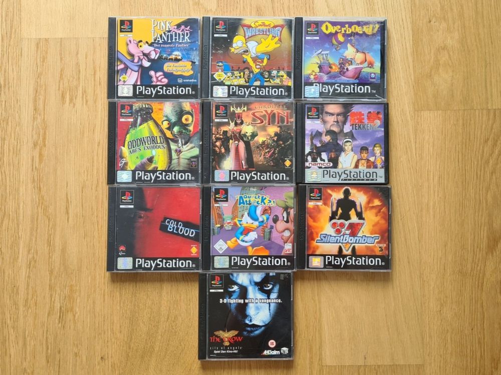 PS1 Vintage Sammlung PlayStation 1 Games inkl. Raritäten (Gebraucht) in ...