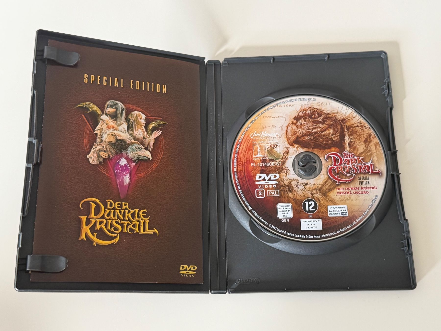 Tutti i DVDs: Der Dunkle Kristall Special Edition DVD – Usato da Altstätten SG venduto da sheamus 2