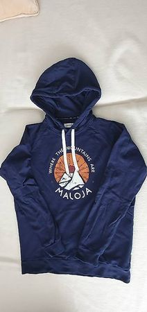 Maloja Hoodie dunkelblau, Grösse M