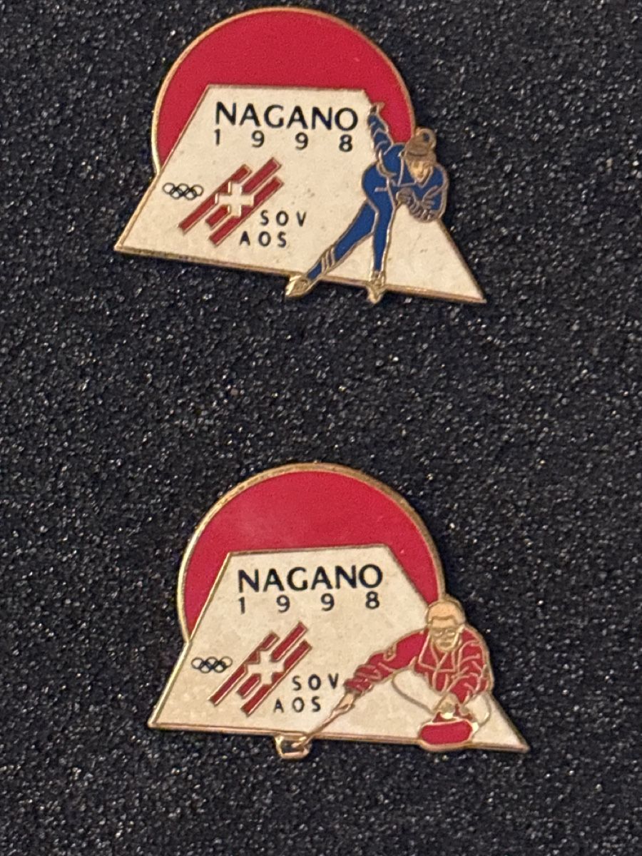 Placchette & Badge: Nagano 1998 Olympia Pins, Selten – Usato da Matzingen venduto da Old-Shop 3