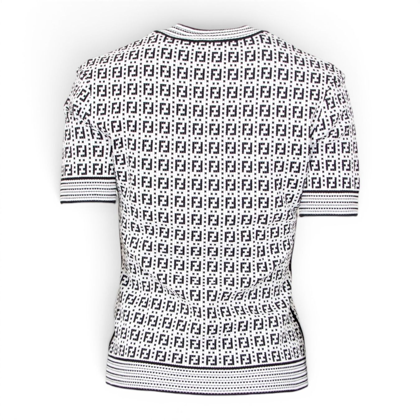 Fendi T-shirt: Fendi Kurzarm schwarz/weiss IT 40 DE 36 – Usato da Binningen venduto da Designerlabels 3