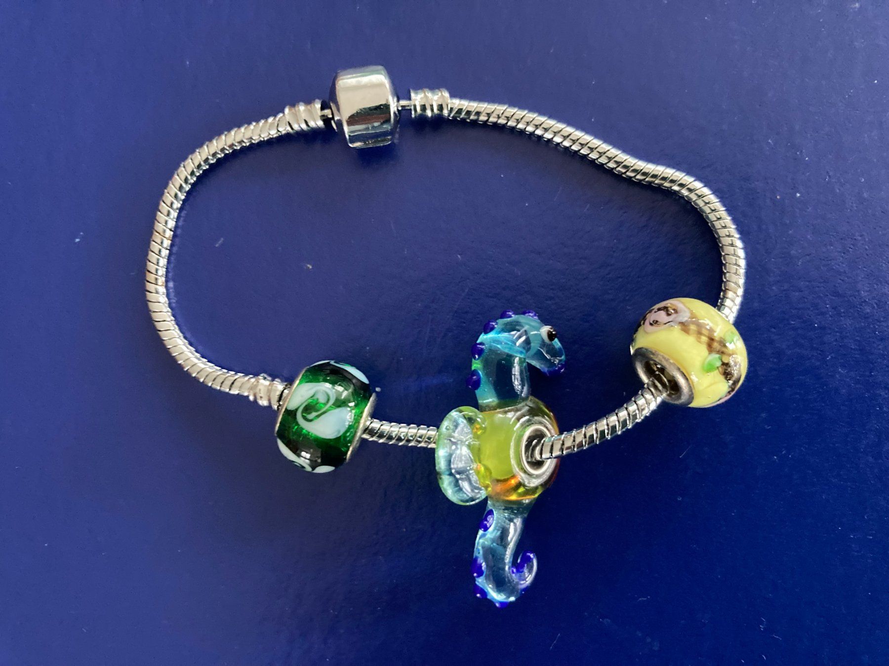 Armbänder & -reifen: Modeschmuck  Arm-Kette Bracelet mit 3 Beads – Neu (gemäss Beschreibung) aus Subingen von ArtBead 2