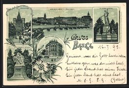 Litho Basel, Strassburger Denkmal, Spale
