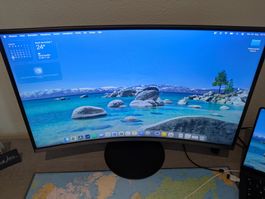 Samsung Monitor C27T550FDU Curved 27 Zoll guter Zustand