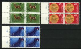 1976, Sonderpostmarken, Viererblöcke, ET
