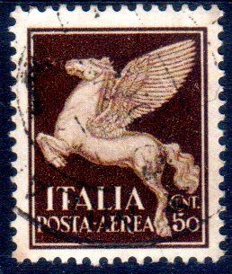 Tutti i francobolli: ITALIA 1930 POSTA AEREA 50 CENT GESTEMPELT - H87A – Usato da Losone venduto da EM2019