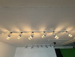 Schienenstrahler Set Aluminium sehr guter Zustand