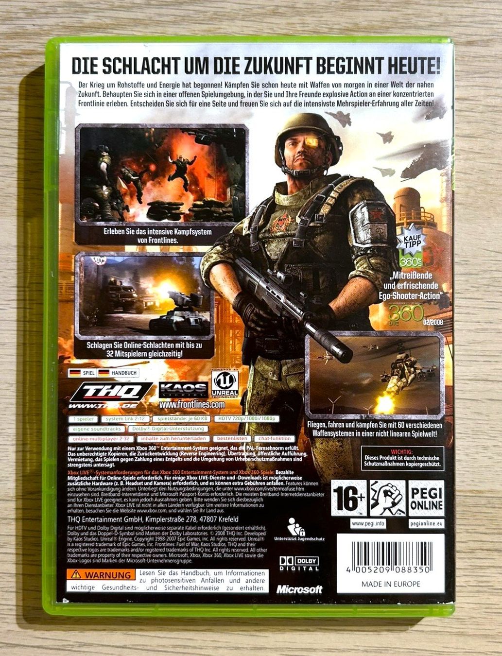 Microsoft Giochi: Frontlines Fuel of War Xbox 360 – Usato da St. Gallen venduto da Alpine.Arcade 1
