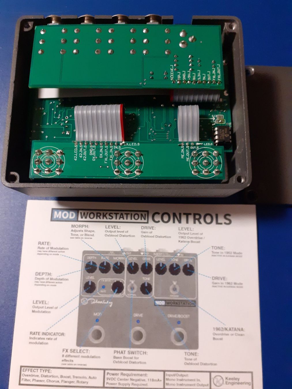 Strumenti musicali: Keeley Mod Workstation: Multi modulations, Overdrives, Boost – Usato da Torgon venduto da Guitar223 9